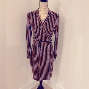 Diane Von Furstenberg New Jeanine Two Wrap Dress